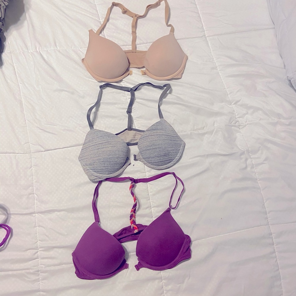 Set of 3 Racerback Bras